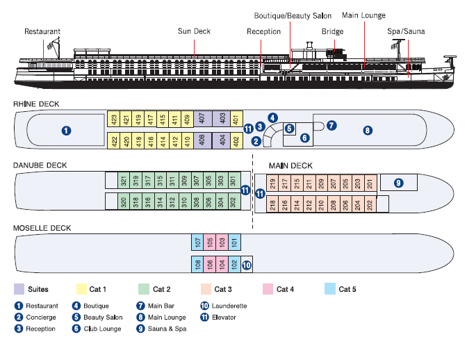 River Queen Deckplan